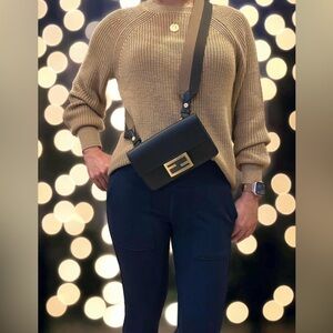 Brand New FENDI Leather Baguette Bag